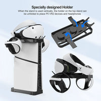 Vertical & Horizontal Stand VR2 Helmet Headset Holder for Sony Playstation 5 Slim