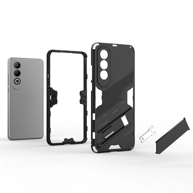 Armor Shockproof Stand Hard PC Bumper Case for OnePlus Nord CE 4