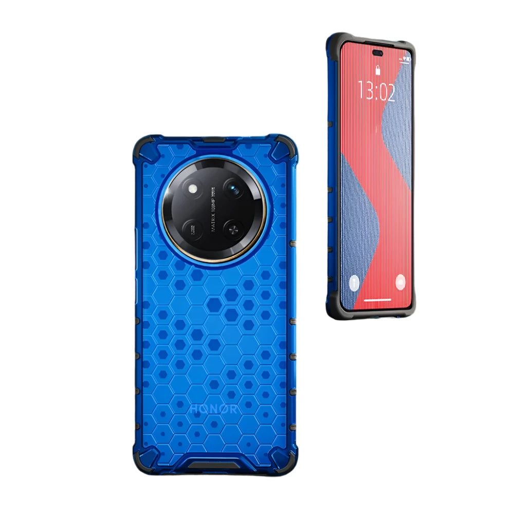 Shockproof Transparent Honeycomb Case for Honor X9c