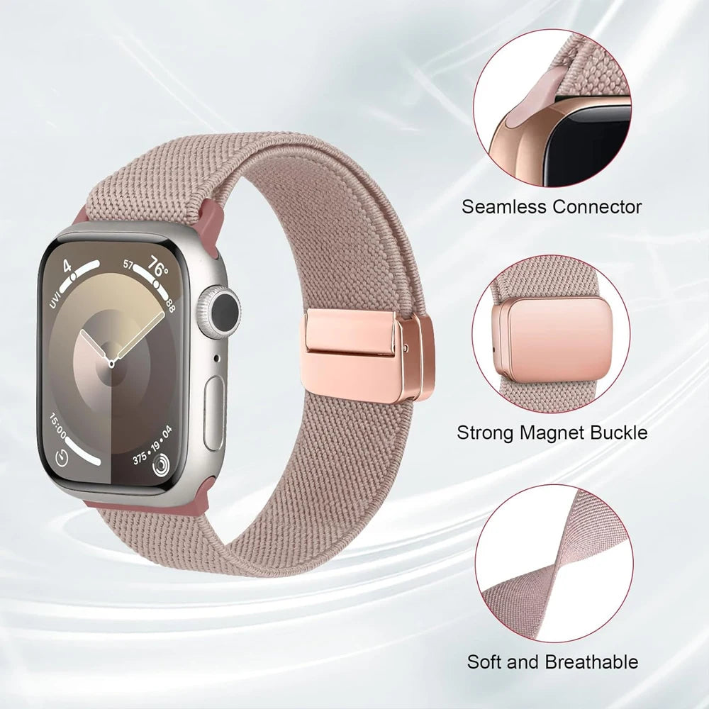 Nylon Magnetic Strap for Apple Watch