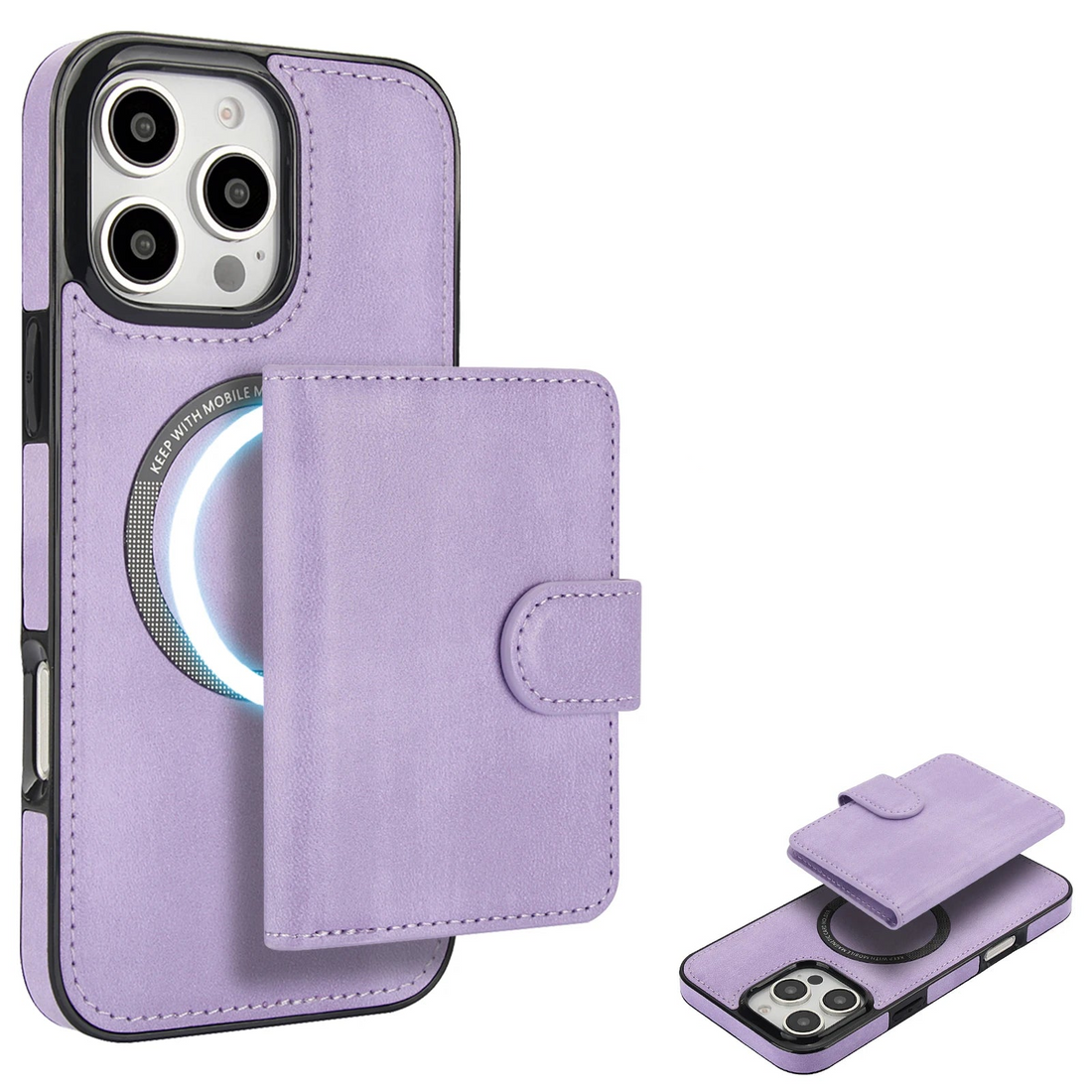 2-in-1 Detachable Zipper Wallet & MagSafe Case for iPhone 16 Series