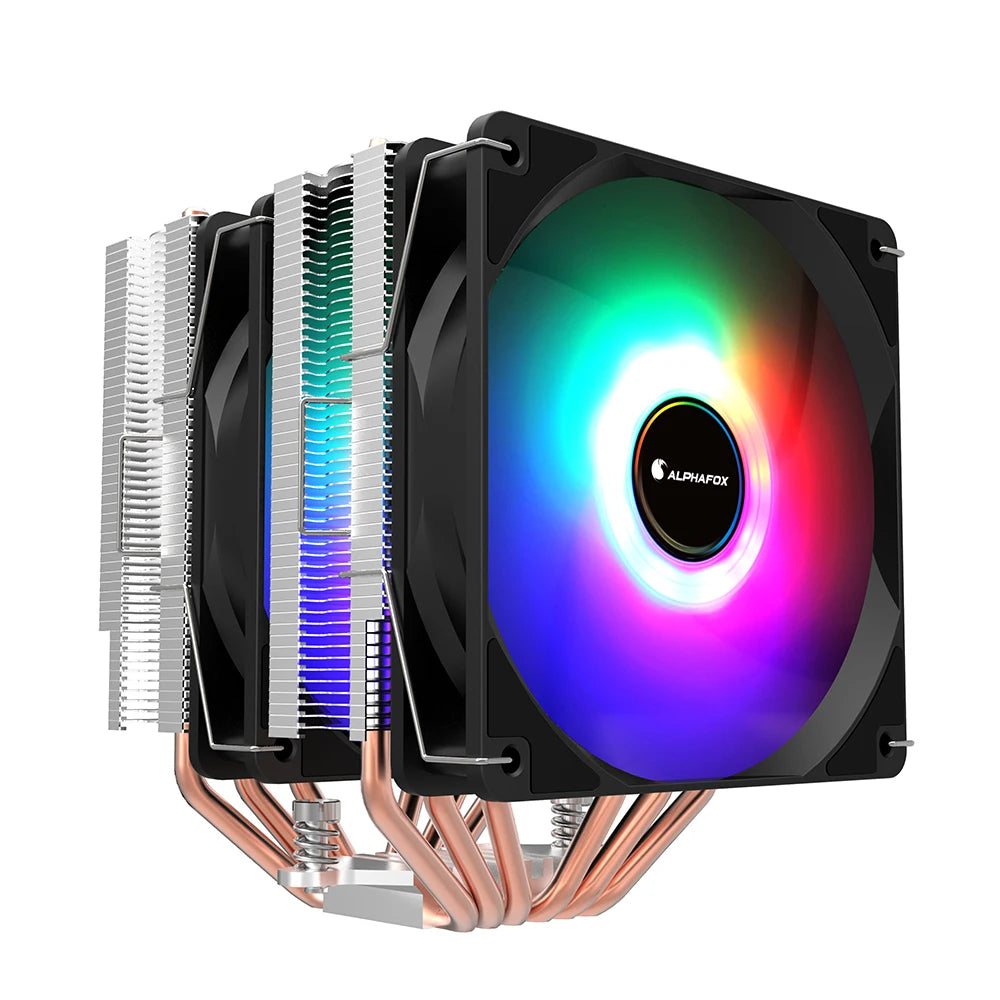 ALPHAFOX CPU Cooler with 6 Heat Pipes