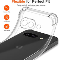 Shockproof Clear Silicone Case for Google Pixel 9A