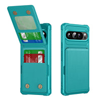 Anti-Fall Magnetic Slim Wallet Leather Case for Google Pixel 9 Series