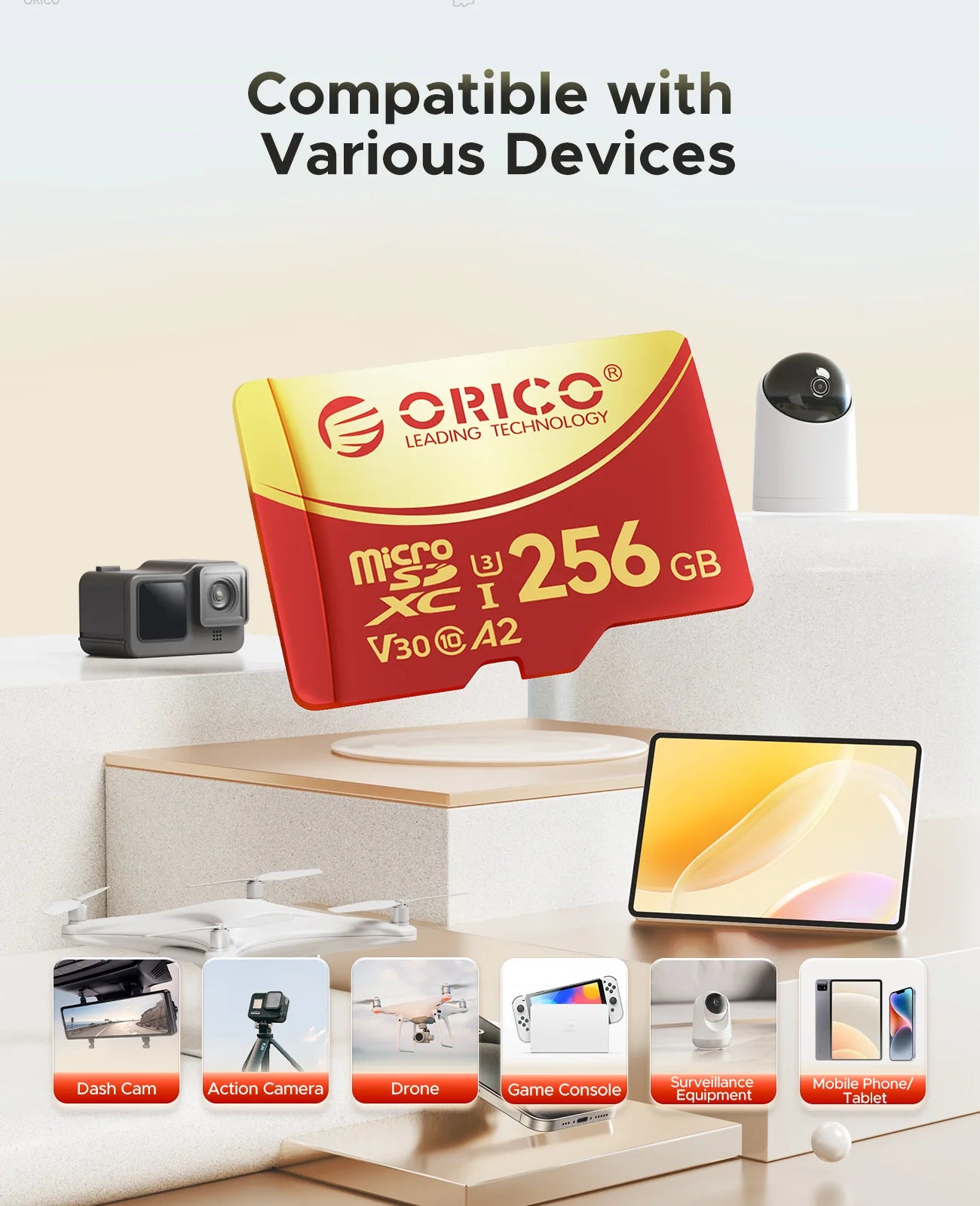 ORICO MicroSDXC U3 Memory Card