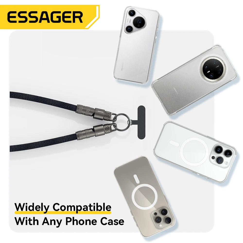 Essager 60W USB-C to Type-C Lanyard Charging & Data Cable