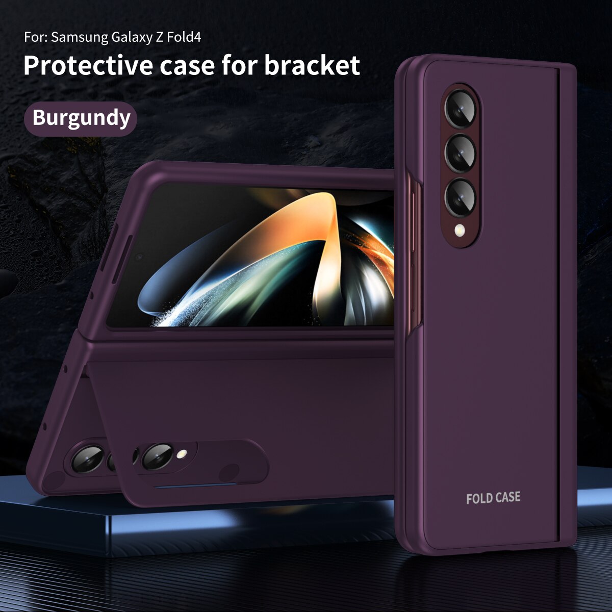 Comprehensive Magnetic Stand Bracket Case for Samsung Galaxy Z Fold 4 5G