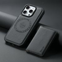 2-in-1 Detachable Magnetic Leather Wallet Case for iPhone 15 Series