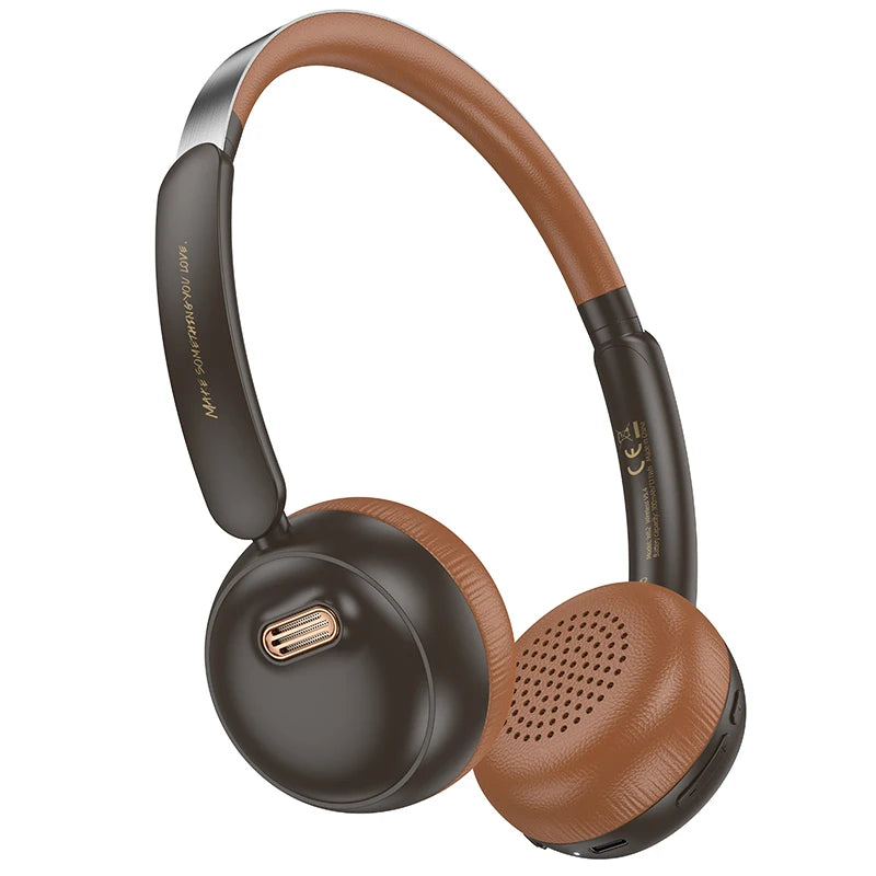 HOCO W62 Retro On-Ear Bluetooth 5.4 Headphones