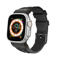 Carbon Fiber Fluororubber Strap for Apple Watch