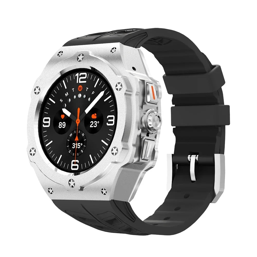 Aluminum Case with Silicone Strap for Samsung Galaxy Watch Ultra