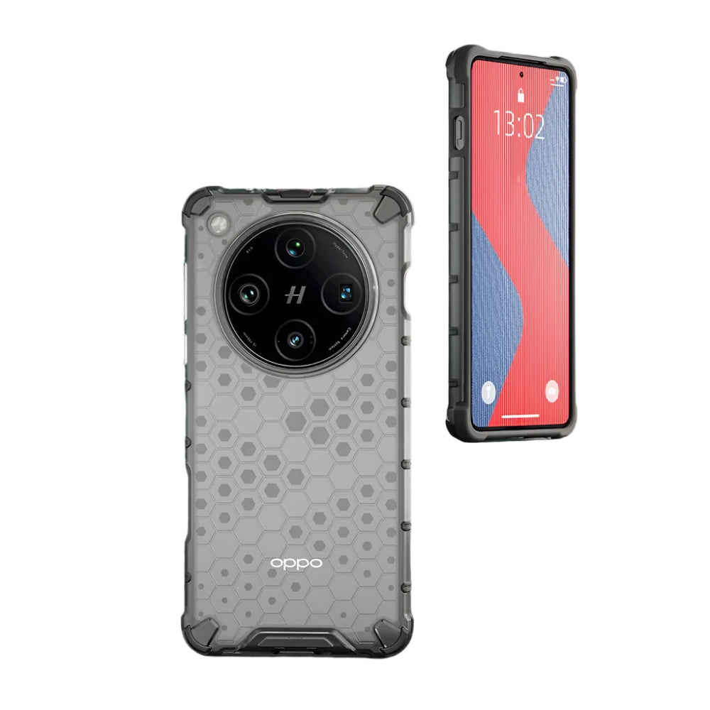 Honeycomb Shockproof Case for OPPO Find X8 Series