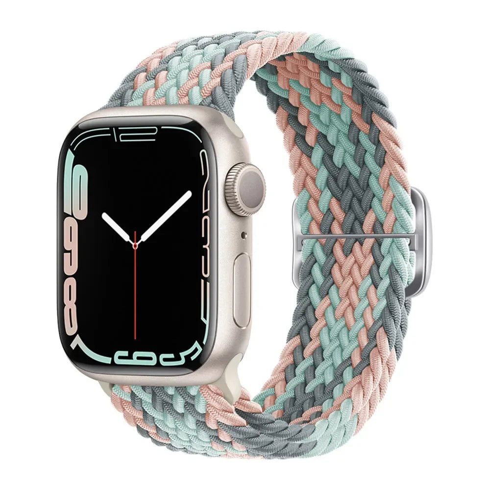 Elastic Nylon Braided Solo Loop for Apple Watch