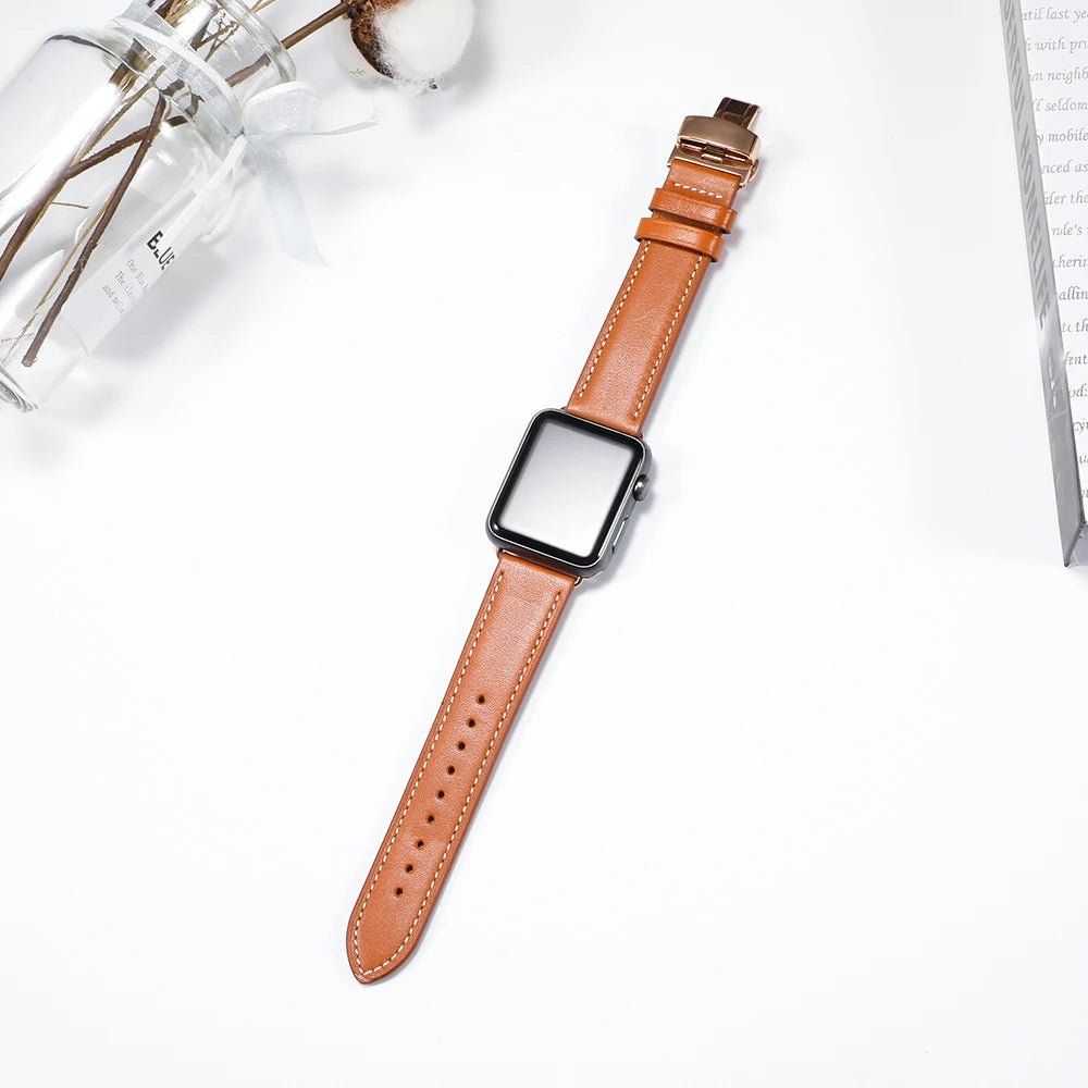 Classic Leather Strap for Apple Watch