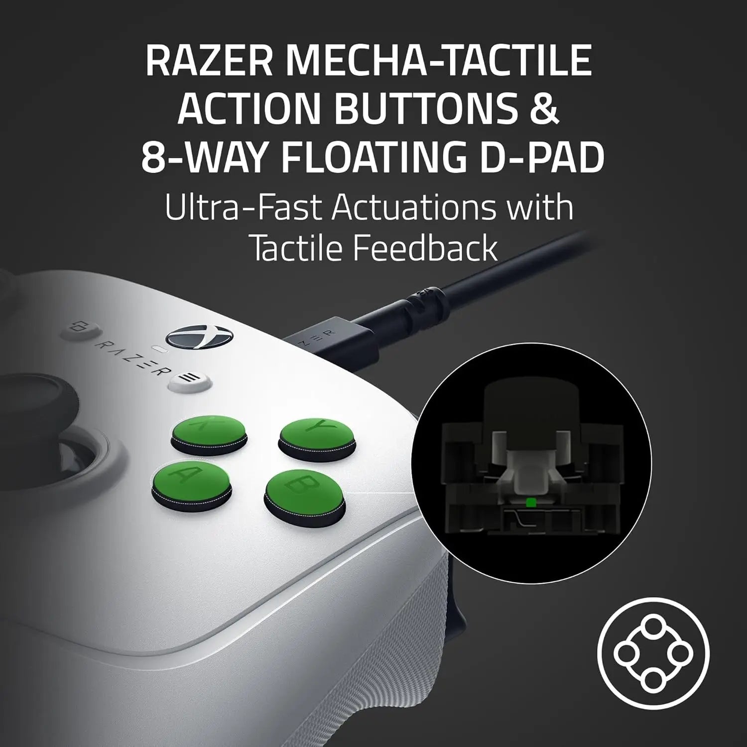 Razer Wolverine V3 White Tournament Edition Wired Gaming Controller