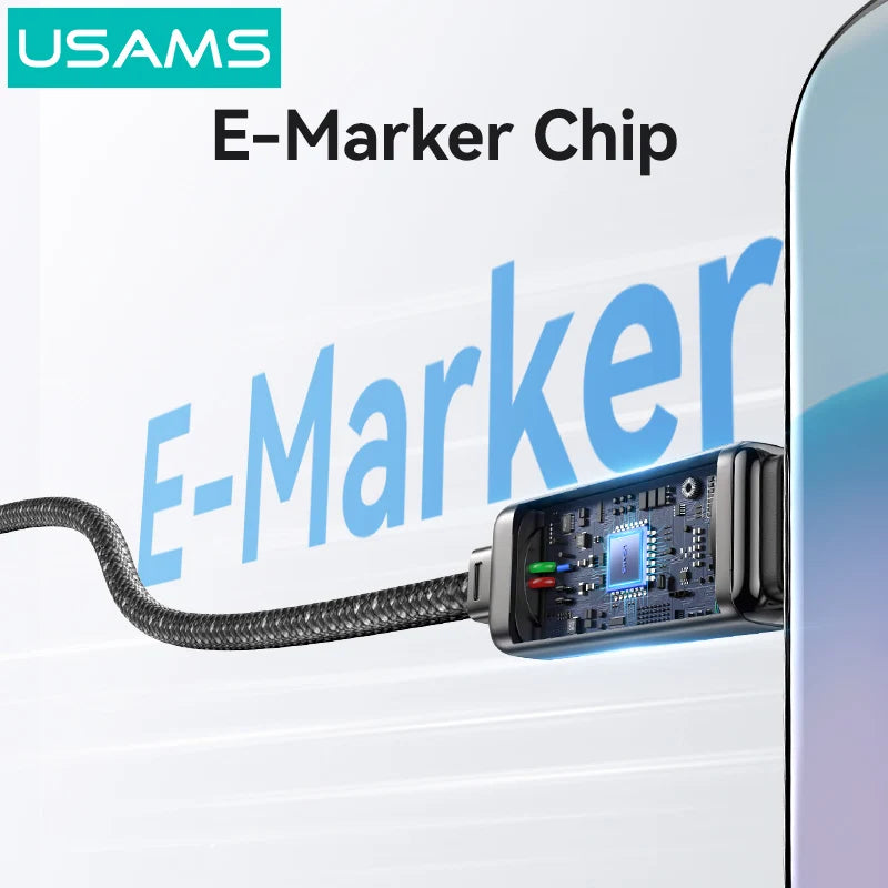 USAMS 100W Fast Charging USB-C Cable