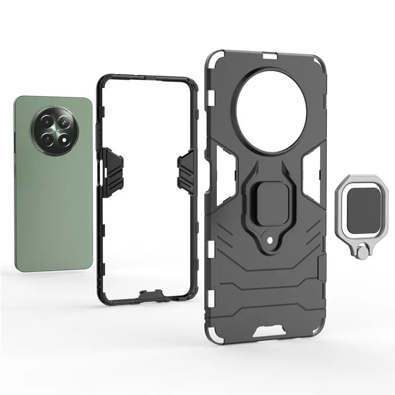 Ring Holder Bumper Shield Protective Case for Realme C65