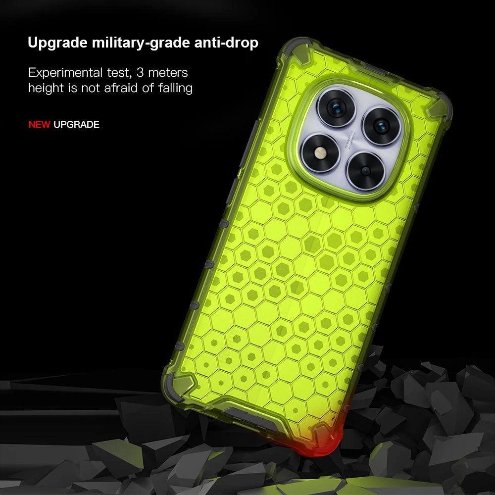 Durable Honeycomb Shockproof Case for Xiaomi Redmi Note 14 Series