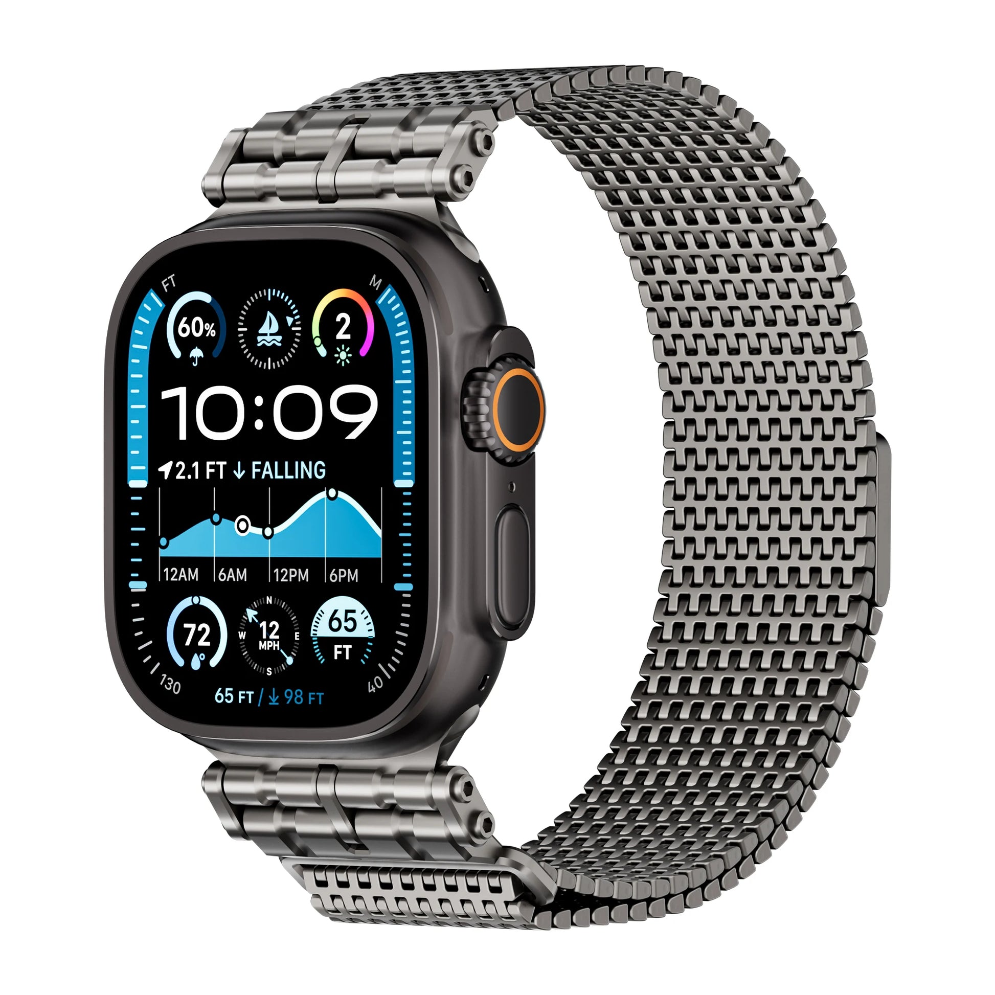 Stainless Steel Milanese Loop Strap for Apple Watch