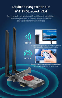 Comfast WiFi 7 Intel BE200 PCI Express WiFi Card