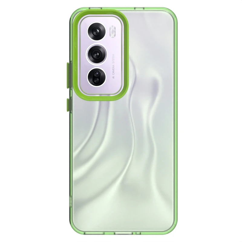 Frosted Transparent Silicone Matte Case for OPPO Reno12 Series