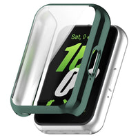 Plating TPU Protective Case with Full Coverage Screen Protector for Samsung Galaxy Fit3