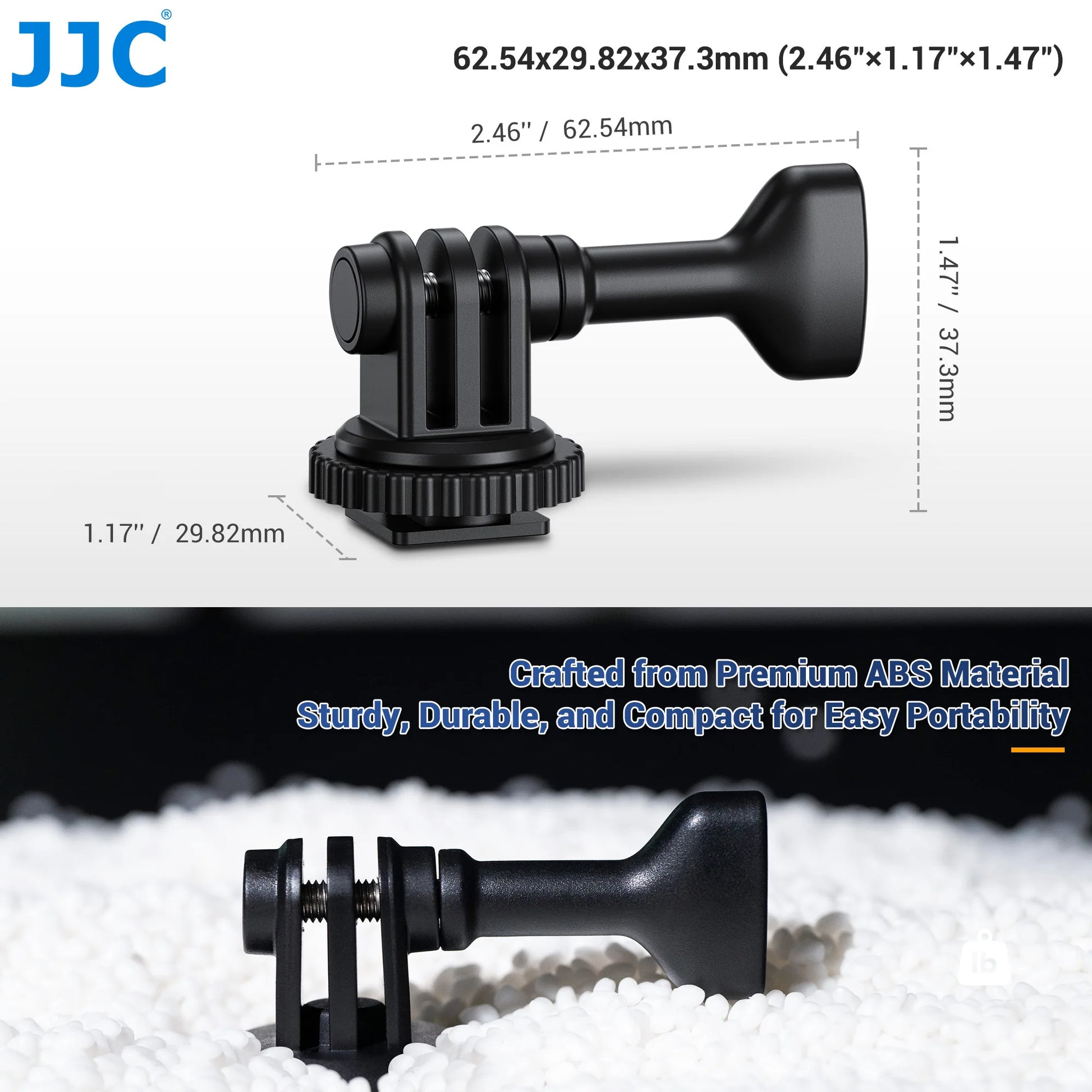 JJC Action Camera 1/4" Tripod Mount Adapter