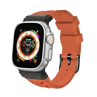 Carbon Fiber Fluororubber Strap for Apple Watch