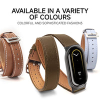 Leather Band for Xiaomi Mi Band 8