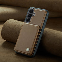 Vertical Magnetic Stand Leather Wallet Case for Samsung Galaxy S23 Series