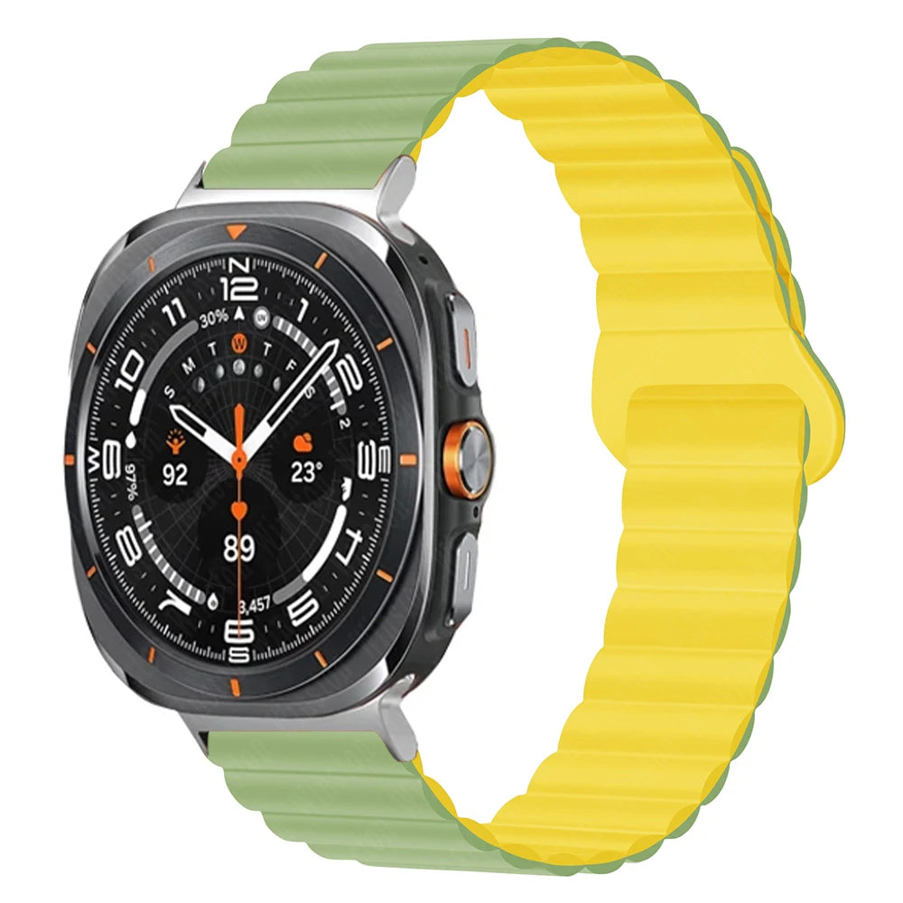 Magnetic Silicone Strap for Samsung Galaxy Watch Ultra - Effortless Style and Comfort