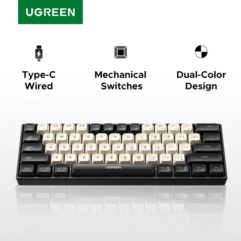 UGREEN 61-Key Mini Mechanical Keyboard