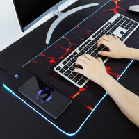 15W Wireless Charging RGB Gaming Mouse Pad