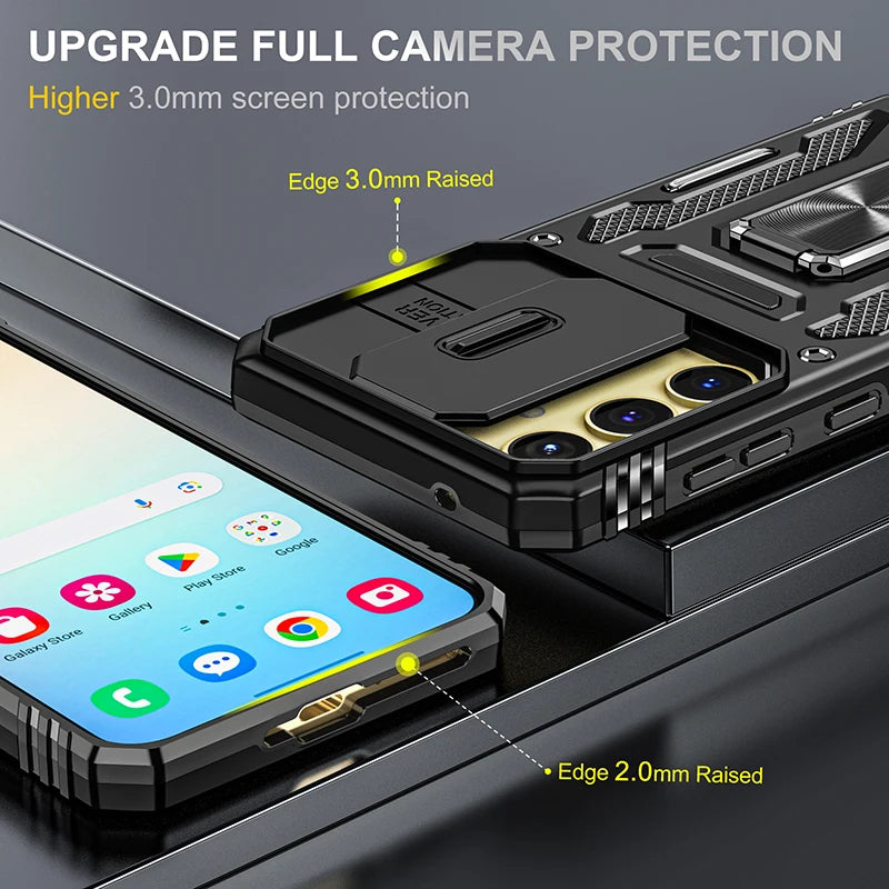 Rugged Armor Shockproof Case for Samsung Galaxy A55