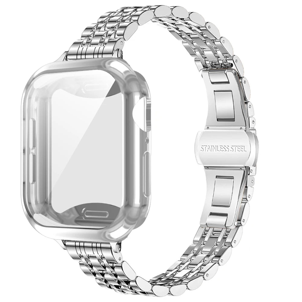 TPU Case + Metal Bracelet Band for Apple Watch