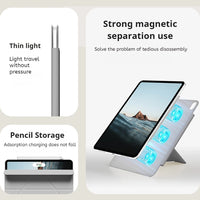 Smart Magnetic Case with Stand Function for iPad Air (2024)