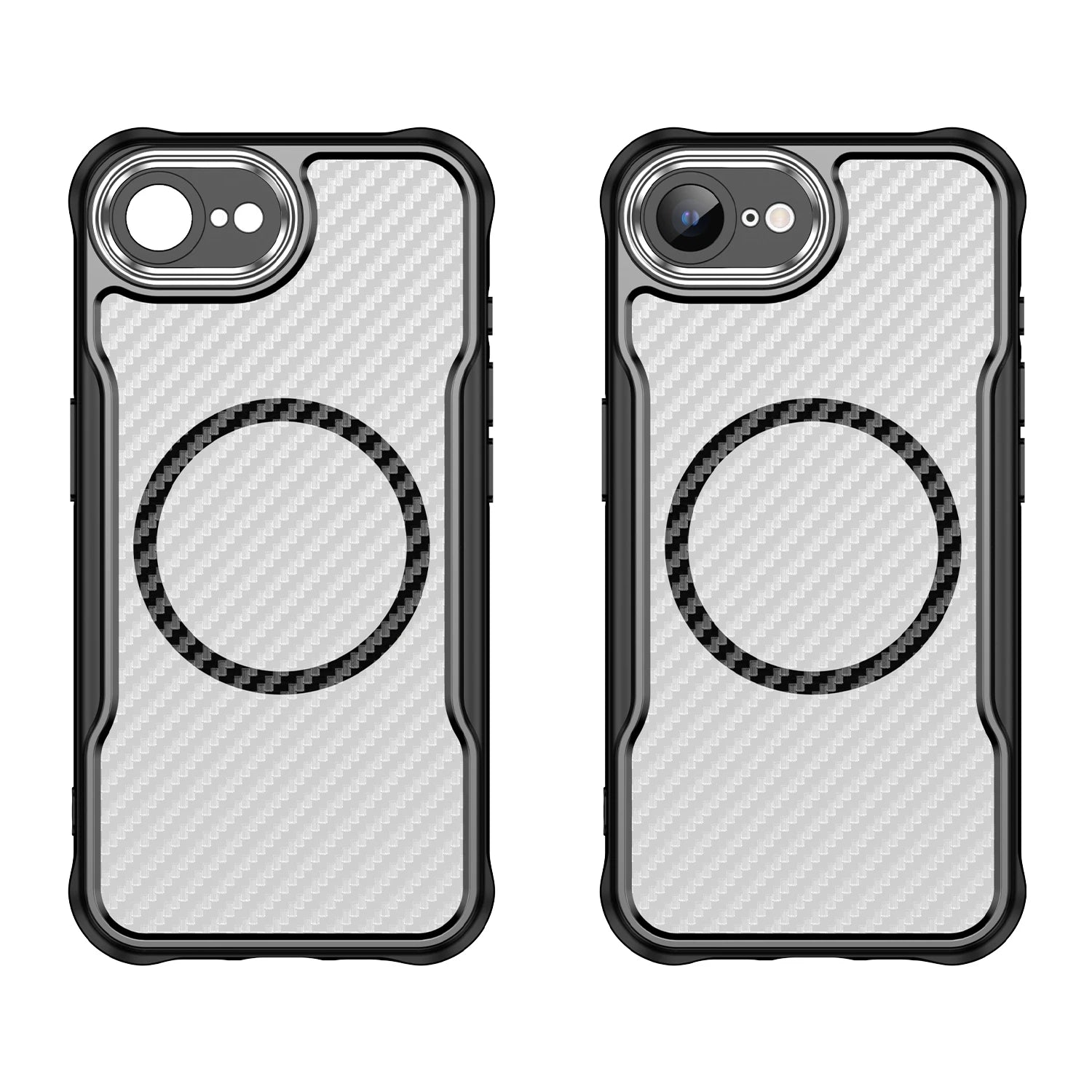 Shockproof Magnetic Carbon Fiber Pattern Case for iPhone 16e