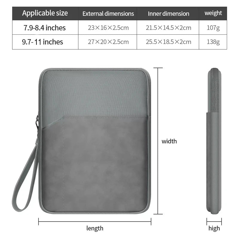 8-11 inch Tablet Sleeve Bag