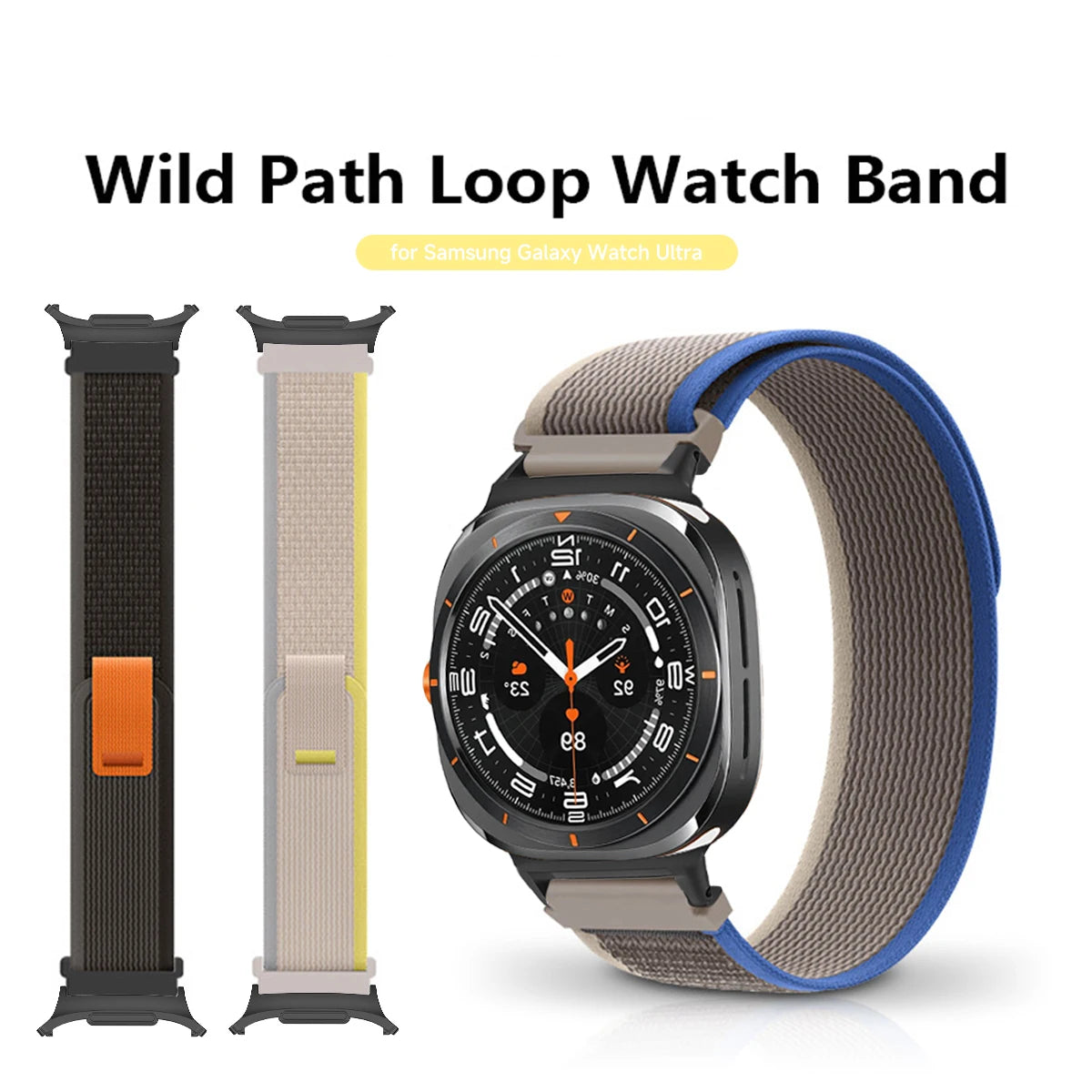 Nylon Loop Strap for Samsung Galaxy Watch Ultra - Durable and Stylish