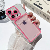 Candy Color Fashion Card Wallet Case for iPhone 15 Series