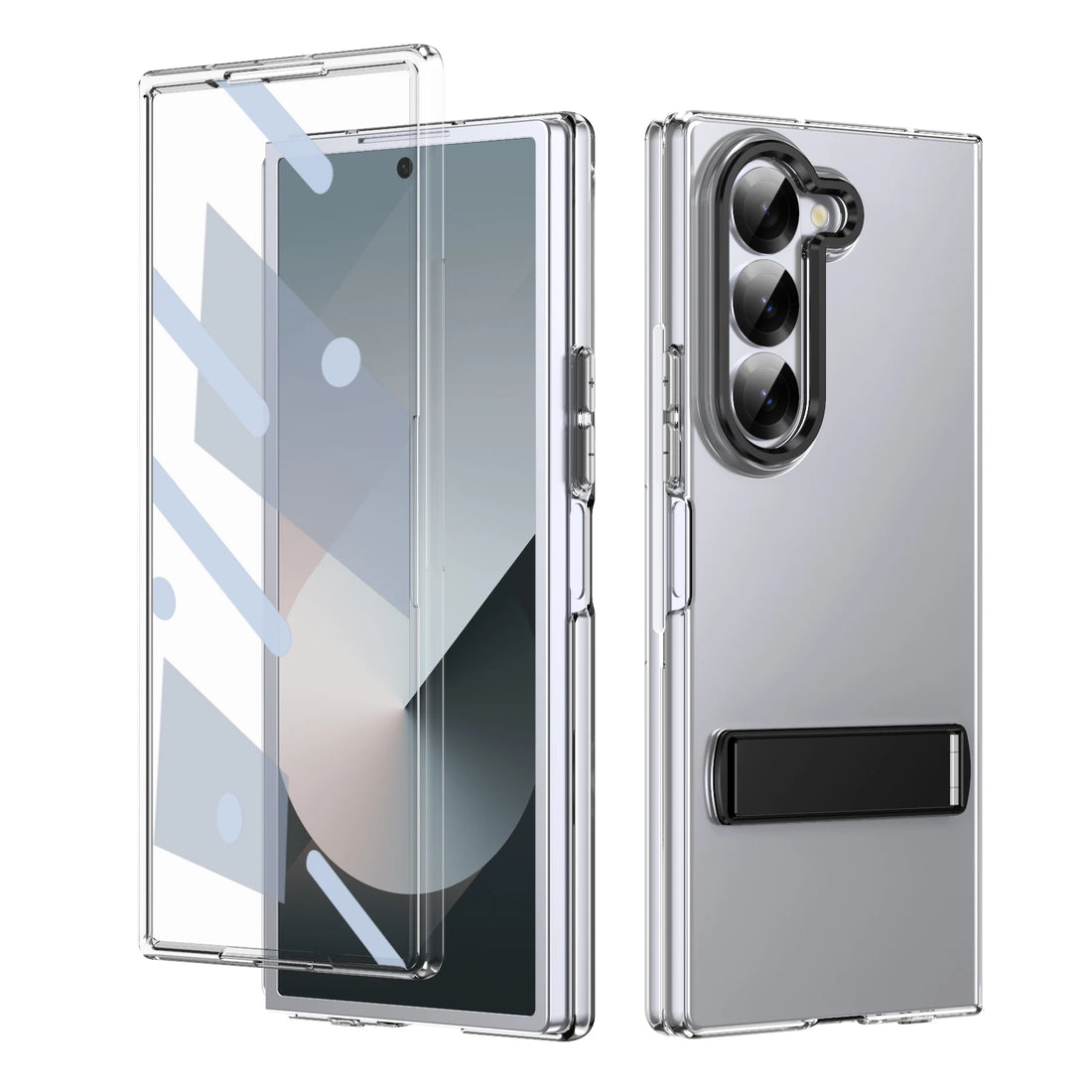 High-Definition Transparent Case with Glass Film for Samsung Galaxy Z Fold 6