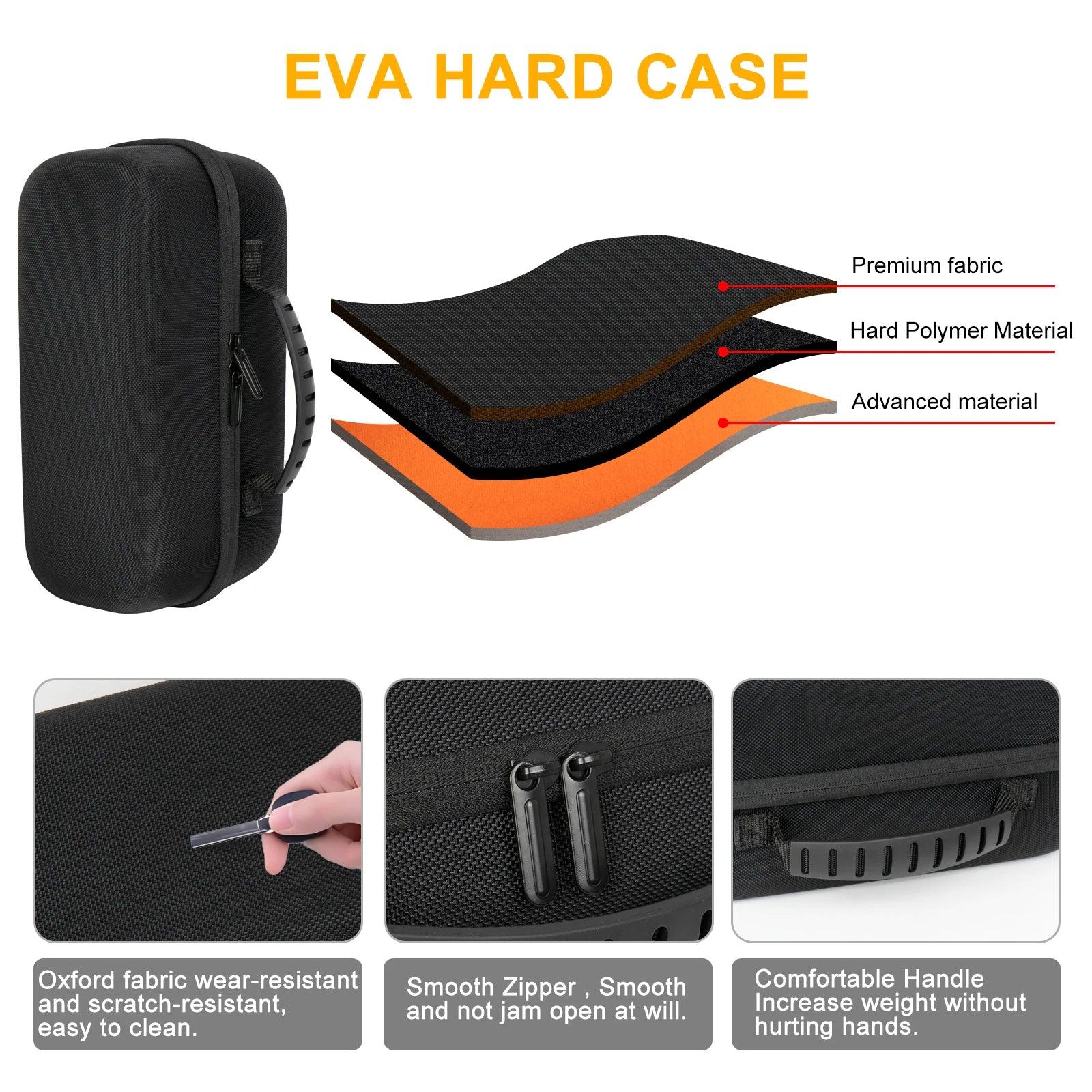 Hard EVA Travel Case for Bose Soundlink Max Wireless Speaker