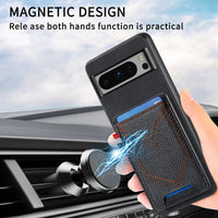 Jeans Pocket Magnetic Kickstand Leather Wallet Case with Card Slot for Google Pixel 8 Series