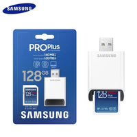 SAMSUNG PRO Plus SD Memory Card with Card Reader