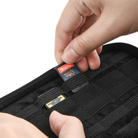 24 Cartridge Soft Lining Portable Storage Bag for Nintendo Switch Game Card