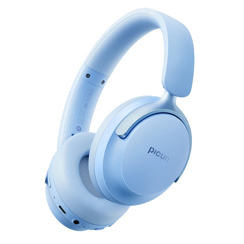 Picun NC60 Hybrid ANC Bluetooth 5.4 Over-Ear Headphones