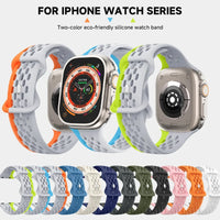 Sports Breathable Silicone Strap for Apple Watch