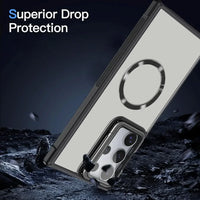 Magnetic Clear Phone Case with Lens Protection for Samsung Galaxy S25 Series