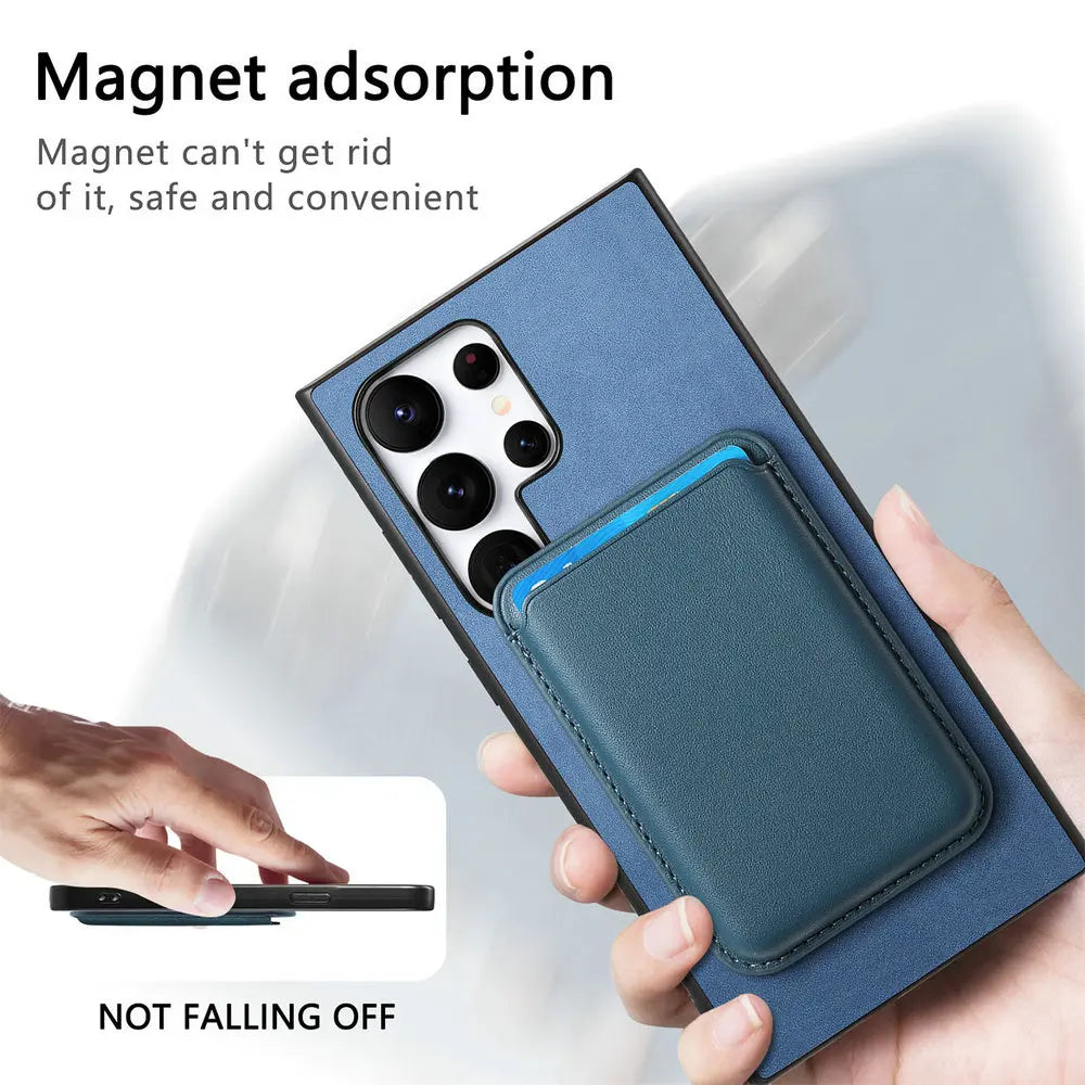 2-in-1 Detachable Leather MAgnetic Case for Samsung Galaxy S23 Series