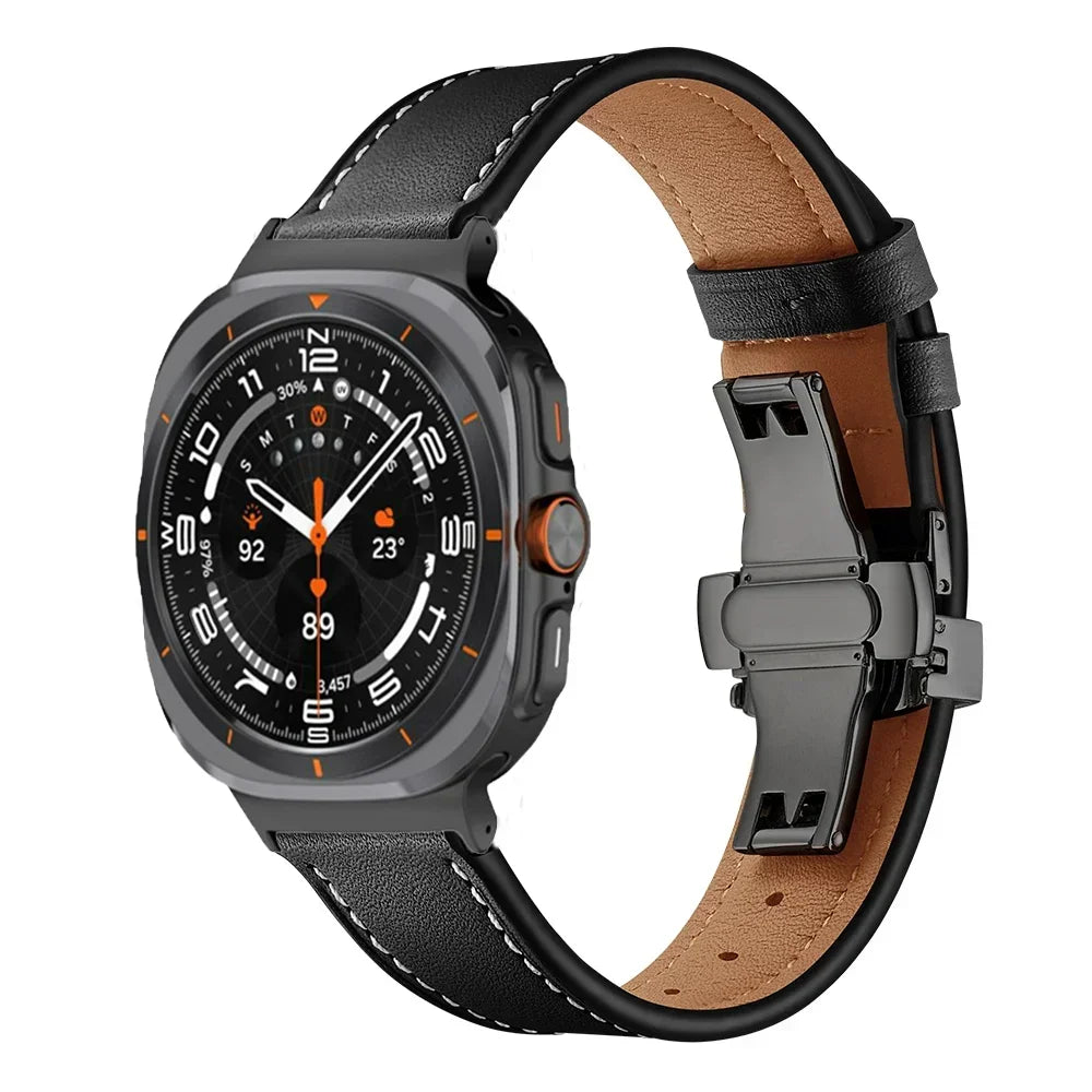 Premium Leather Strap for Samsung Galaxy Watch Ultra